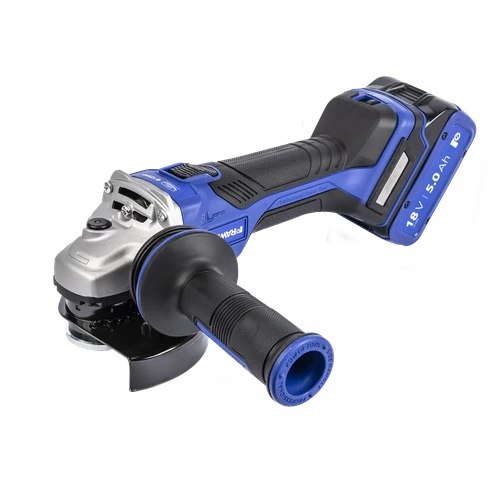 Аккумуляторная угловая шлифовальная машина RAWLPLUG 18В 125 мм, набор R-PAG18-SV-XL2