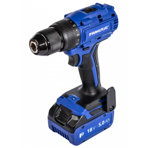Аккумуляторная дрель-шуруповерт RAWLPLUG RawlDriver 70 Нм, 18В, набор R-PDD18-70-XL2