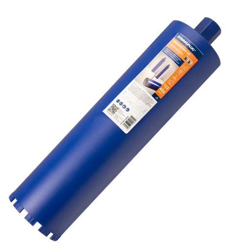 Коронки алмазные для мокрого бурения армированного бетона RAWLPLUG Ø132 мм, 450 мм RT-DCB-132/450
